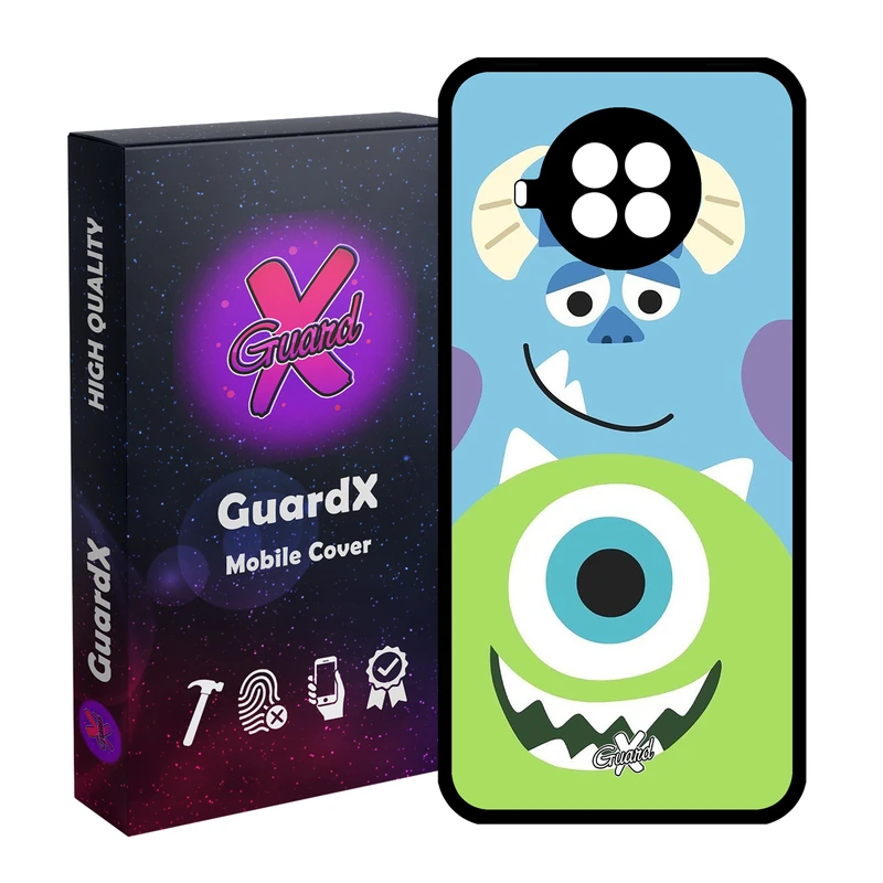 کاور گارد ایکس طرح هیولاها مدل Glass10389 مناسب برای گوشی موبایل شیائومی Mi 10T Lite / Mi 10I 5G / Redmi NOTE 9 PRO 5G