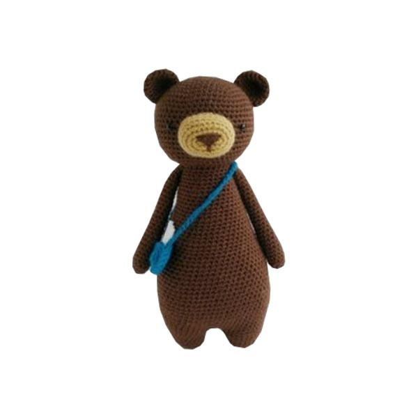 عروسک بافتنی مدل خرس دراز کد 31