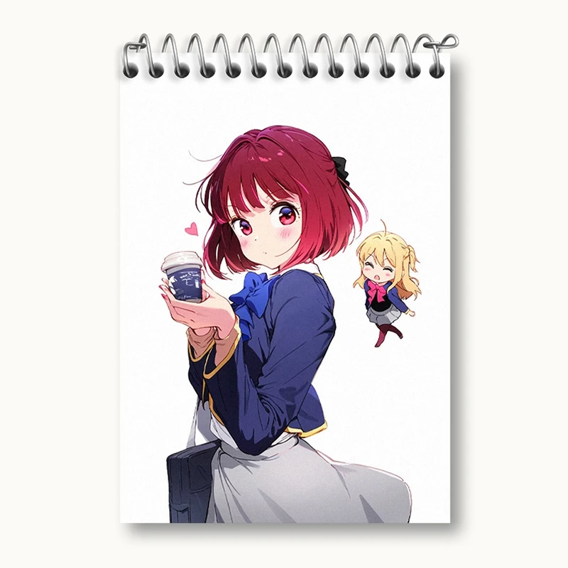 دفتر یادداشت 50 برگ خندالو مدل کانا انیمه اوشی نو کو کد 31206