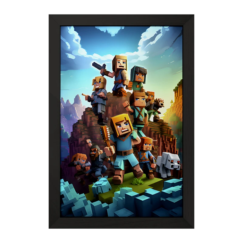 تابلو خندالو مدل ماینکرافت (Minecraft) کد F3516