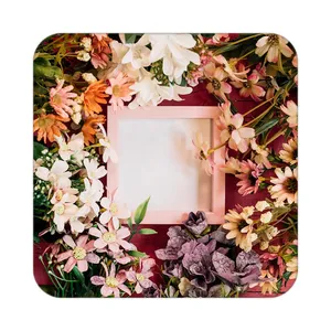 زیر لیوانی کاکتی طرح گل مدل mp17616