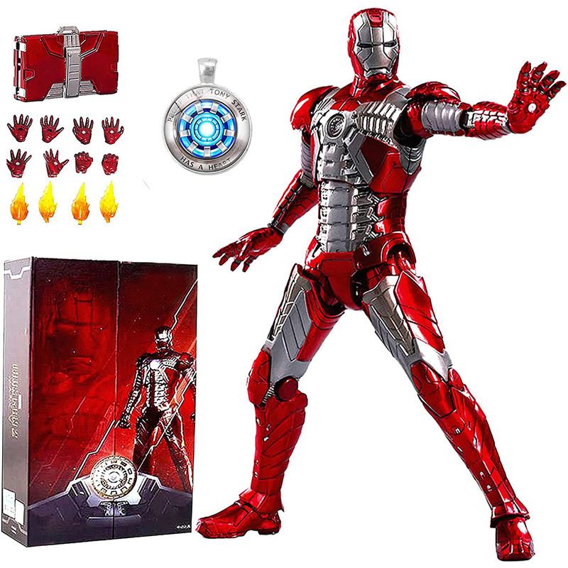 اکشن فیگور مدل iron man mark5 zd toys