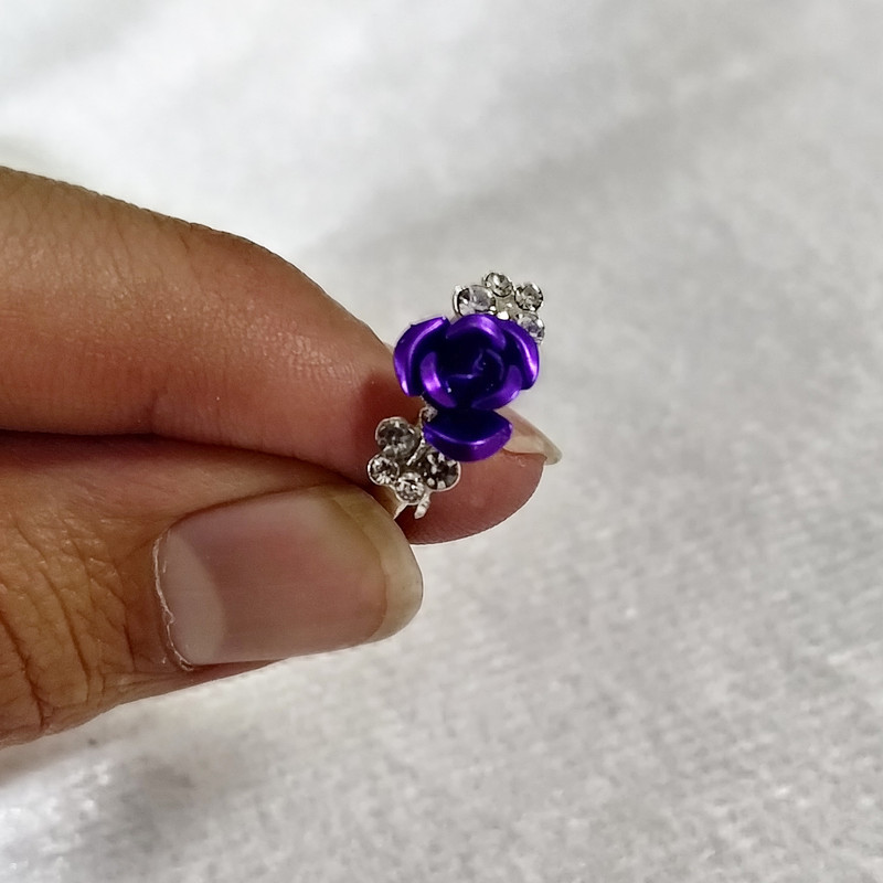 انگشتر دخترانه سلین کالا طرح گل رز مدل ce-ando15