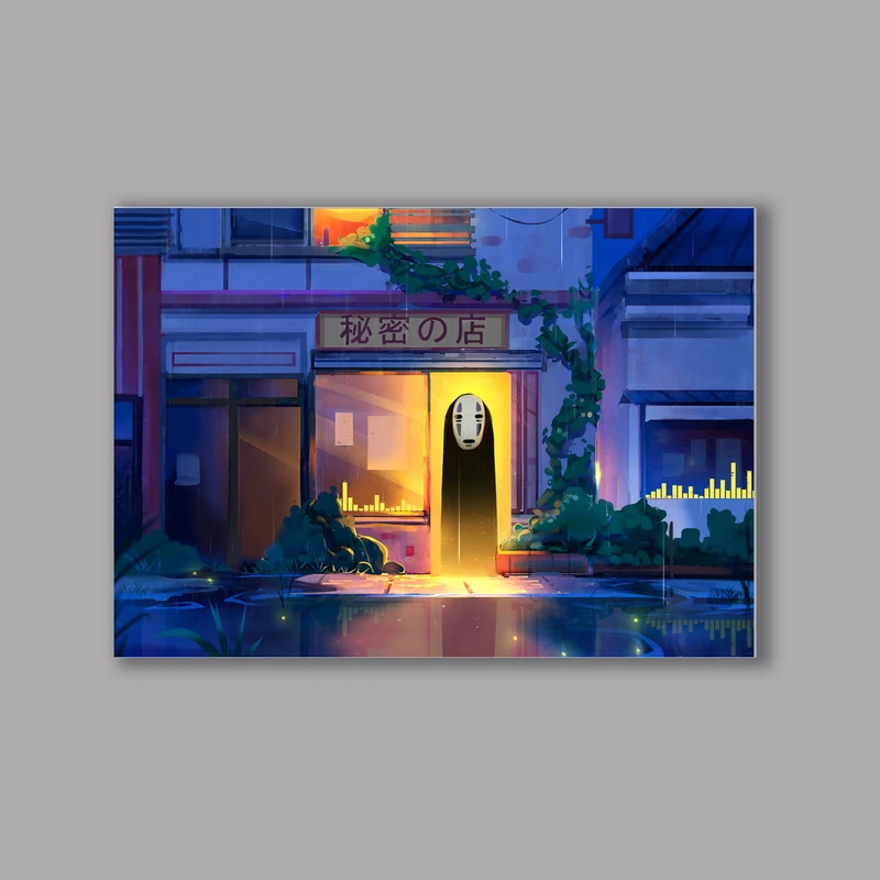 تابلو شاسی مدل انیمه شهر اشباح کد LA-10419