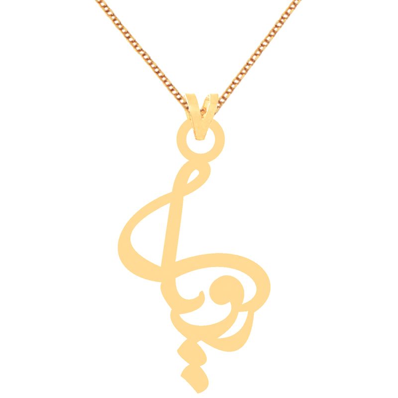 گردنبند طلا 18 عیار زنانه کرابو طرح رویا مدل Kr70186 -  - 1