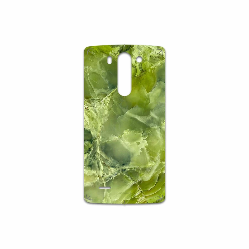 برچسب پوششی ماهوت مدل Green Crystal Marble مناسب برای گوشی موبایل ال جی G3 Beat