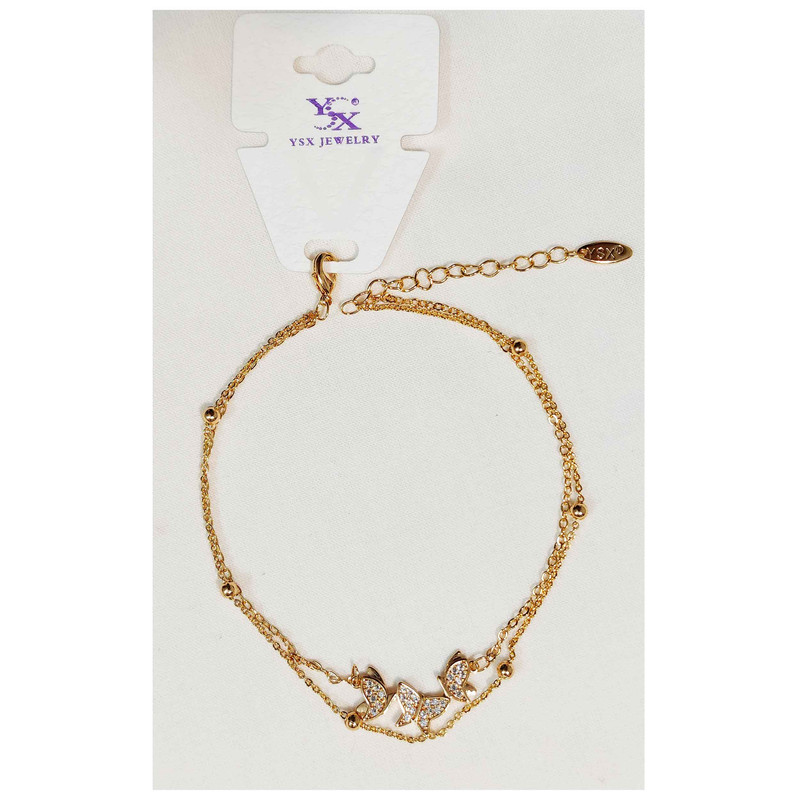 پابند زنانه وای اس ایکس مدل پروانه YX558-3