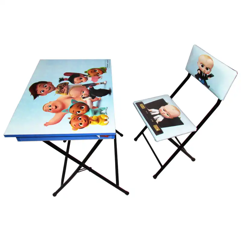 ست میز تحریر و صندلی میزیمو مدل بچه رئیس کد 1147