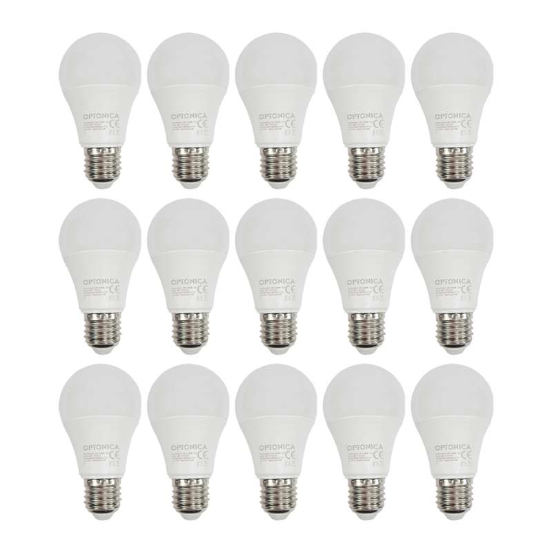 لامپ ال ای دی 9 وات اپتونیکا مدل B1110 پایه E27 بسته 15 عددی