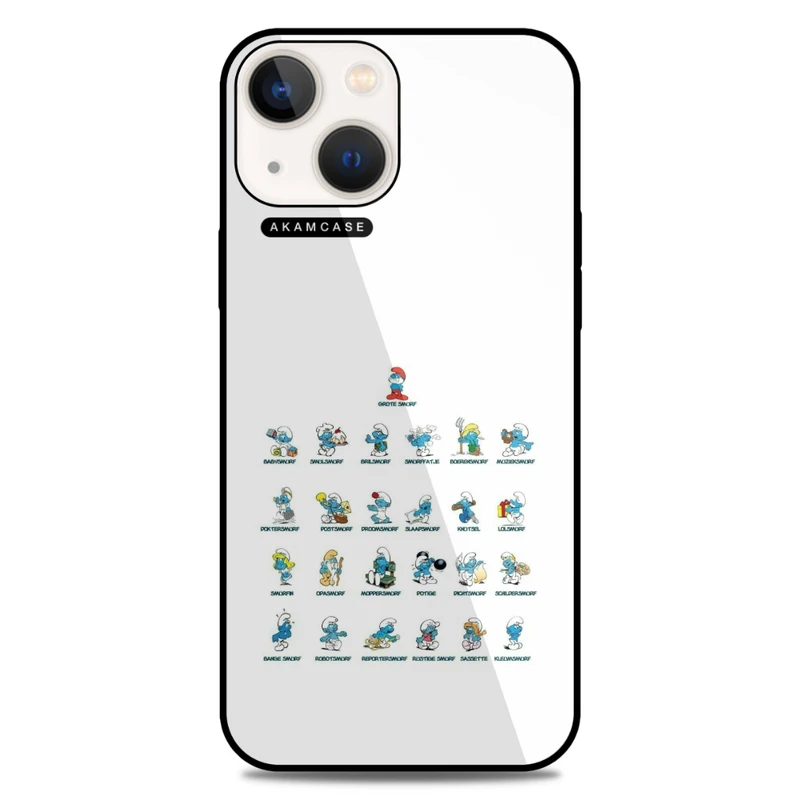 کاور آکام مدل AMC-WA13-SMURFS-3 مناسب برای گوشی موبایل اپل iPhone 13