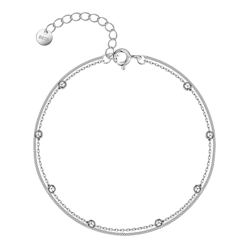 پابند نقره زنانه مدل گوی کد ca 363