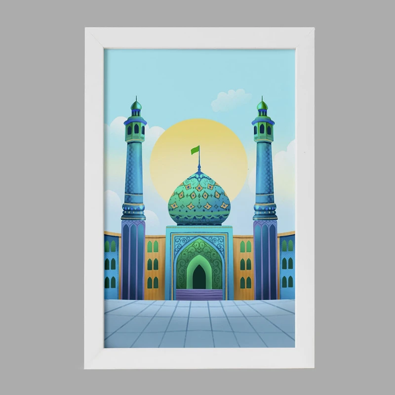 تابلو خندالو مدل نیمه شعبان کودکانه کد 25535