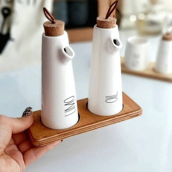 ظرف آبلیمو و روغن ام وي اچ گلس اند پلاستيكس مدل نورا