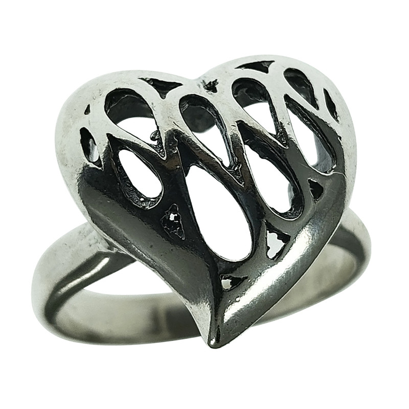 انگشتر نقره زنانه سلین کالا مدل قلب کد 181