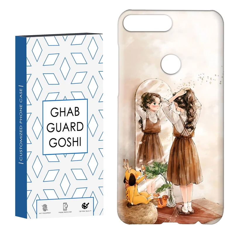 کاور قاب گارد گوشی طرح دخترانه کد Dimo-019 مناسب برای گوشی موبایل هوآوی Y7 2018 / Y7 Prime 2018 / 7C