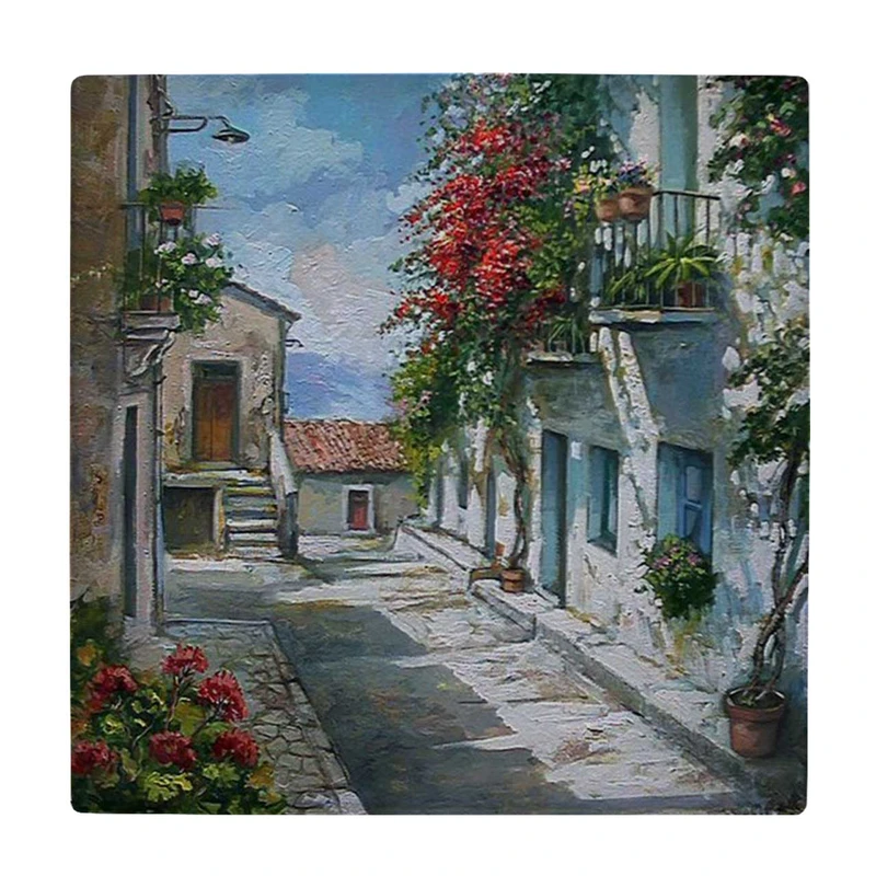  زیر لیوانی طرح کوچه مدیترانه ای کد    3616339_1584