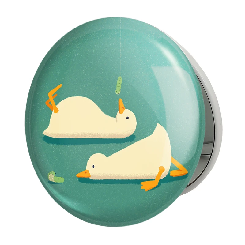 آینه جیبی خندالو طرح اردک های خنگ مدل تاشو کد 29232