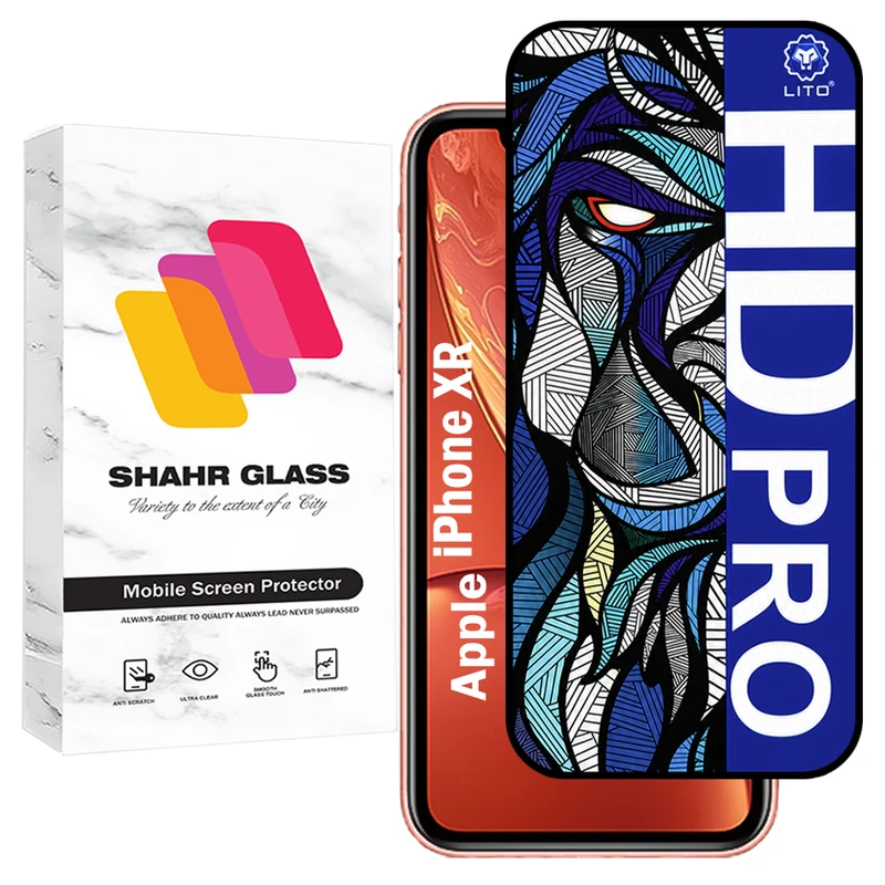 محافظ صفحه نمایش شهر گلس مدل LITOHDS مناسب برای گوشی موبایل اپل iPhone XR