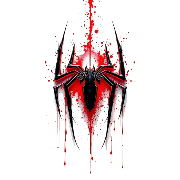  استیکر پارچه و لباس پاد آفرین طرح مرد عنکبوتی کد 2661