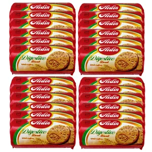 بیسکویت دایجستیو سبوس دار آیدین - 170گرم بسته 24 عددی