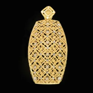 آویز گردنبند طلا 18 عیار زنانه مدل آوا فیوژن کد 6742