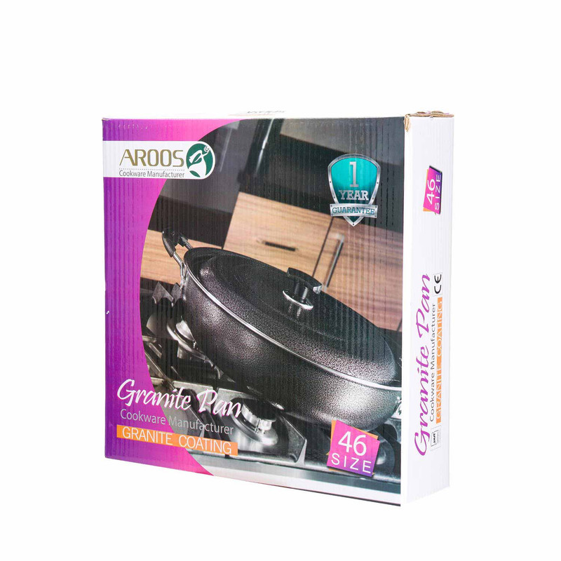 تابه دو دسته عروس مدل درب فلزی سایز 46