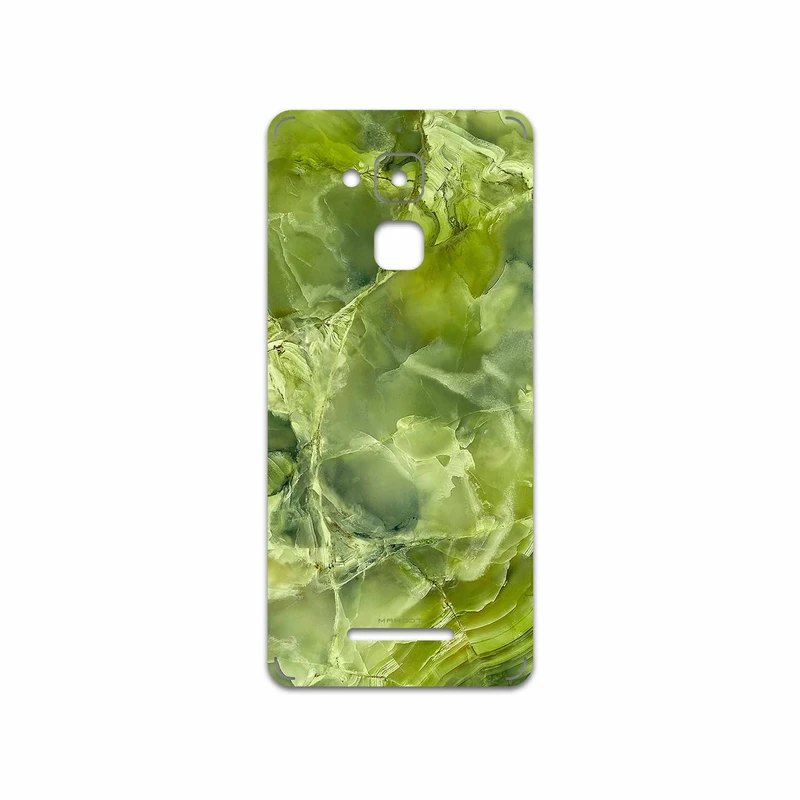 برچسب پوششی ماهوت مدل Green Crystal Marble مناسب برای گوشی موبایل ایسوس Zenfone 3 Max ZC520TL
