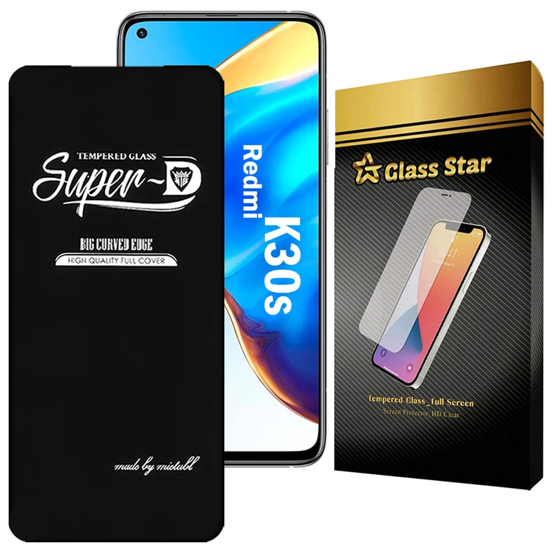 محافظ صفحه نمایش گلس استار مدل SUPERDNS مناسب برای گوشی موبایل شیائومی Redmi K30s