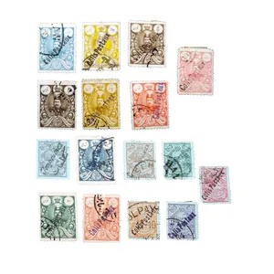 تمبر یادگاری مدل قاجار کد dc-213 مجموعه 18 عددی