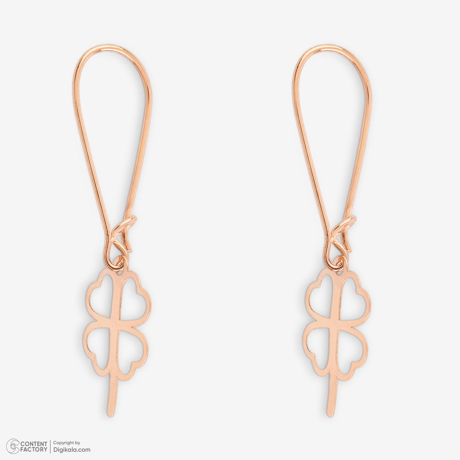 نیم ست طلا 18 عیار زنانه حافا گلد مدل برگ کد nim23 -  - 7