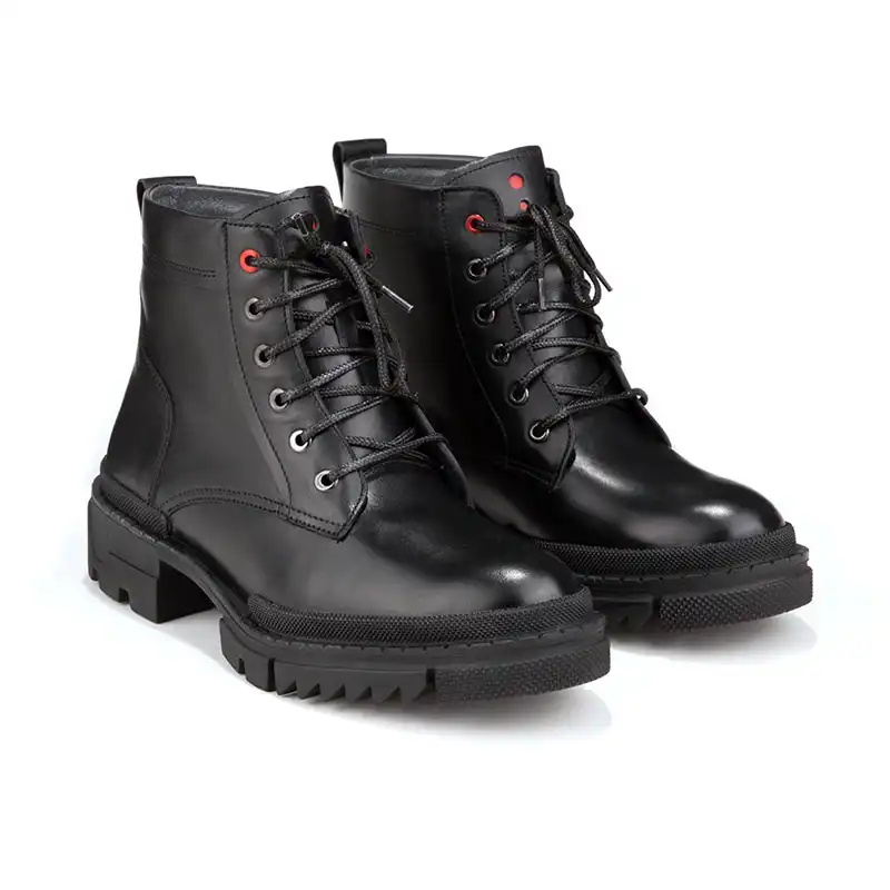 نیم بوت زنانه چرم مشهد مدل j2517