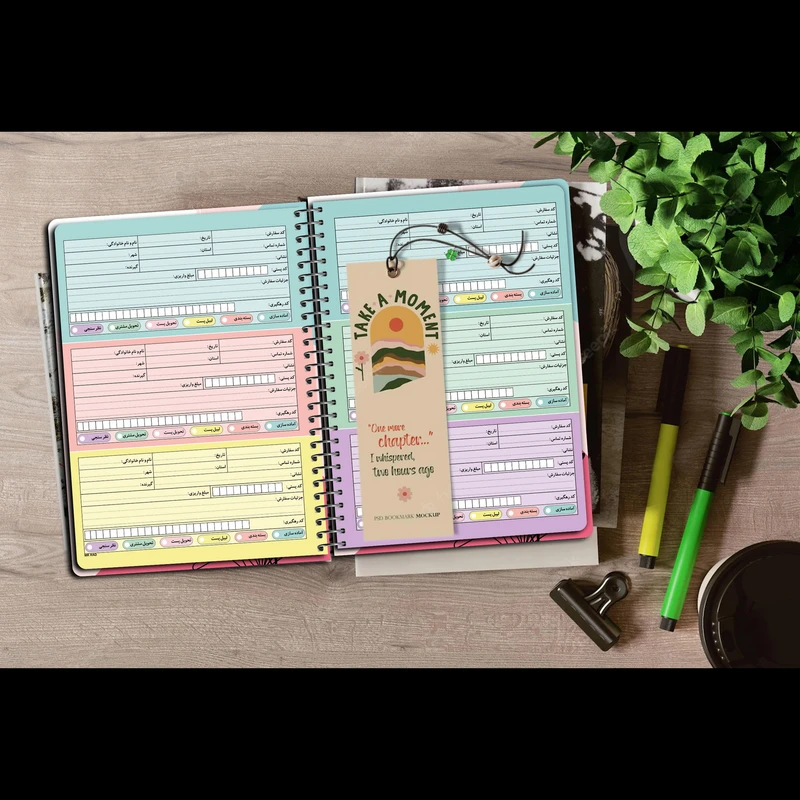 عکس شماره 11 : دفتر ثبت سفارش مشتری مستر راد مدل آنلاین شاپ کد onlineshop 2082