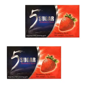 آدامس استیک با طعم توت فرنگی فایو بسته 2 عددی