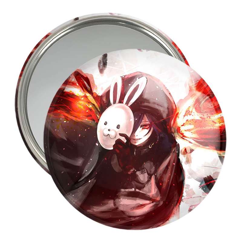 آینه جیبی خندالو مدل توکا کریشیما انیمه توکیو غول Tokyo Ghoul کد 11914 آینه جیبی خندالو مدل توکا کریشیما انیمه توکیو غول Tokyo Ghoul کد 11914