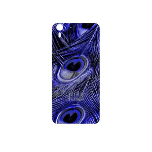 MAHOOT Purple Feather Cover Sticker for HTC Desire Eye