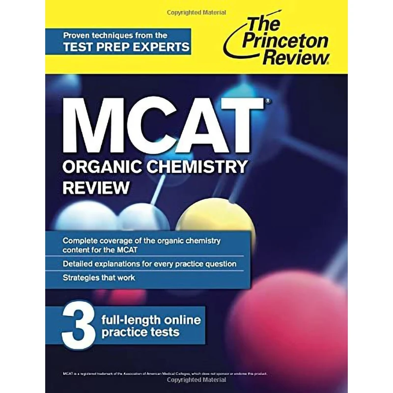 کتاب MCAT Organic Chemistry Review اثر The Princeton Review انتشارات Princeton Review