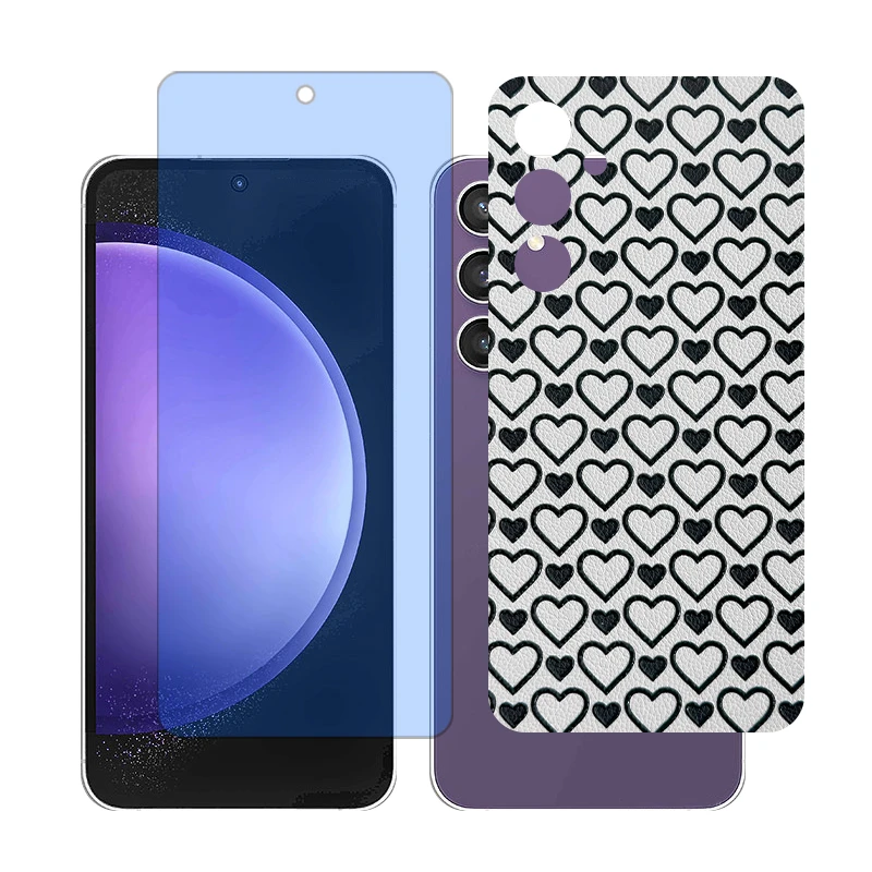 محافظ صفحه نمایش مات آنتی بلو گلس مدل Together مناسب برای گوشی موبایل سامسونگ Galaxy A55 به همراه برچسب پوششی 