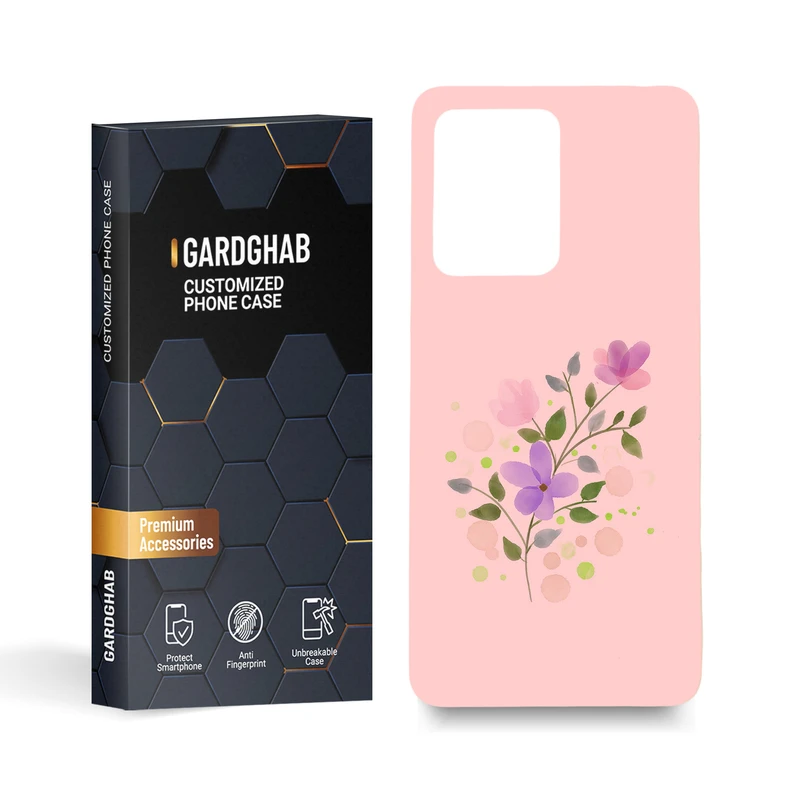  کاور گارد قاب مدل گل مناسب برای گوشی موبایل شیائومی Redmi Note 12 5g