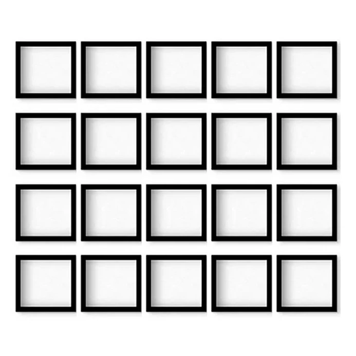 قاب عکس بکلیت مدل 40x40-215 مجموعه 20 عددی