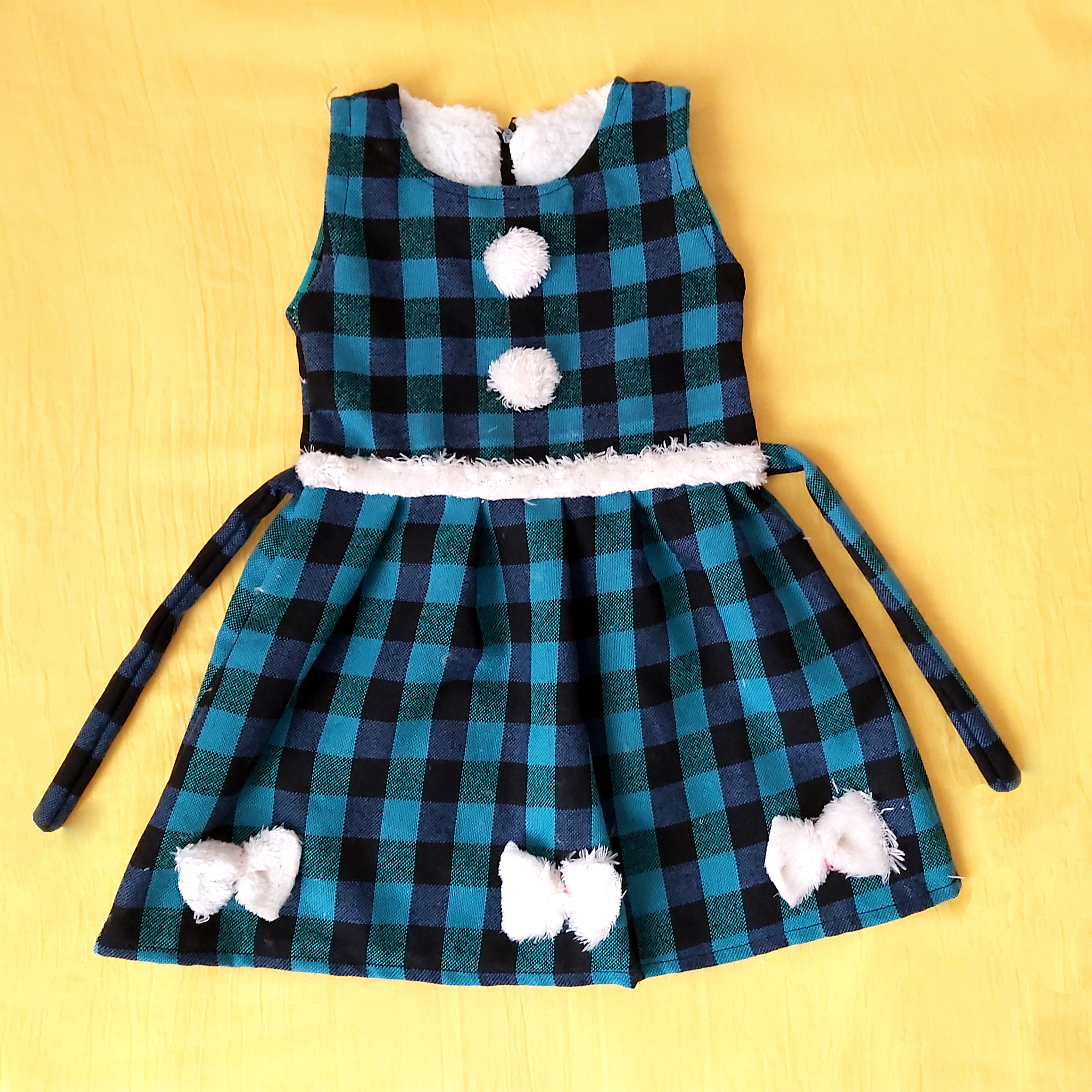 پیراهن دخترانه طرح پروانه کد sabsi1