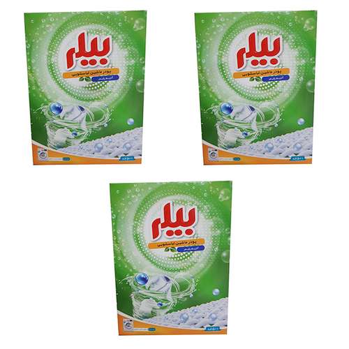 پودر ماشین لباسشویی بیلر مدل 07 وزن 500 گرم بسته 3 عددی