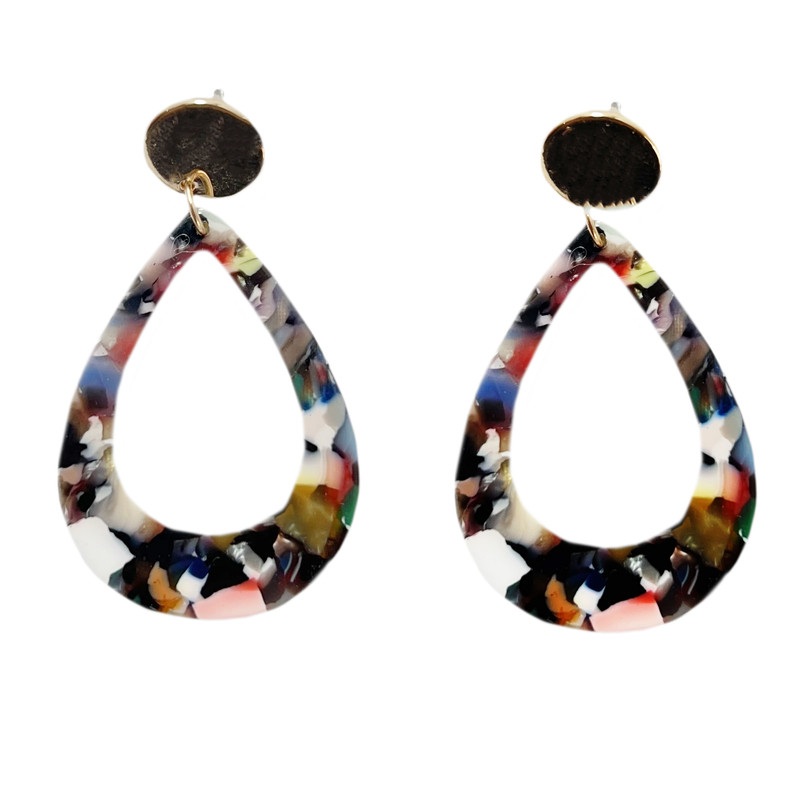 گوشواره دخترانه مدل رزینی کد SN-103 گوشواره دخترانه مدل رزینی کد SN-103