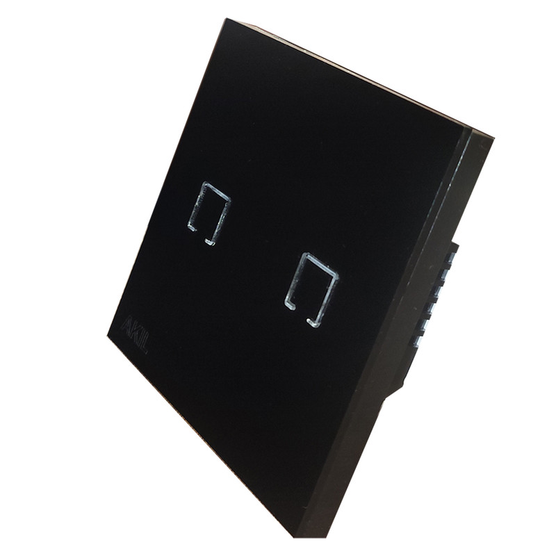 کلید لمسی دو پل آکیل مدل aklp2 