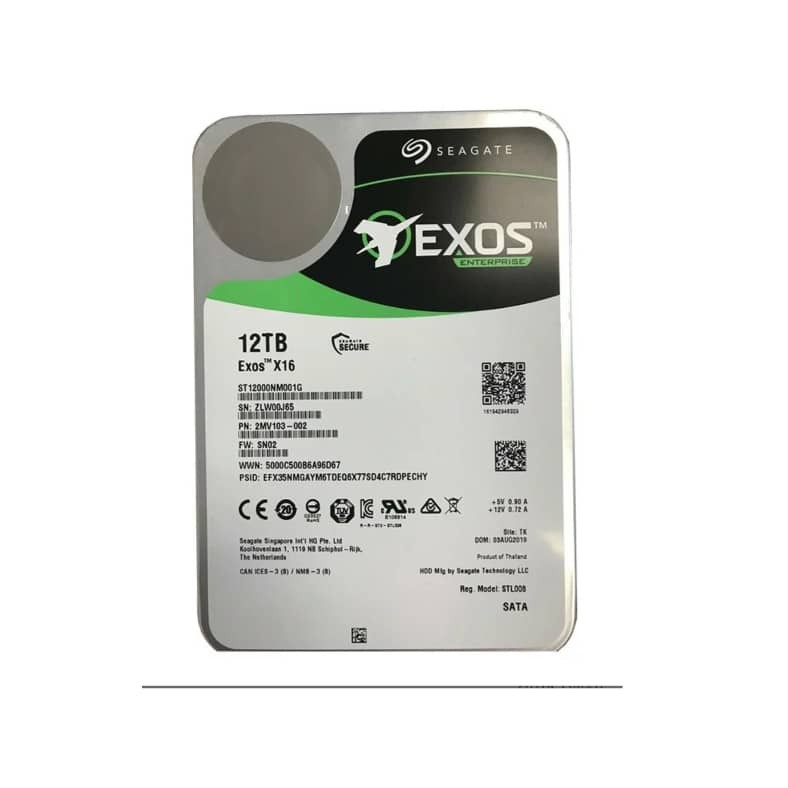 هارد دیسک اینترنال سیگیت مدل Exos X16 ST12000NM001G ظرفیت 12 ترابایت 1