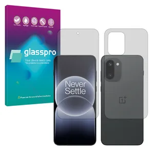Glass Pro Matte screen protector borderless model suitable for OnePlus Ace 6T mobile phone along with the back protector