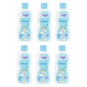 شامپو بچه وی کر مدل روغن پنبه دانه و عصاره جو حجم 200 میلی لیتر بسته 6 عددی