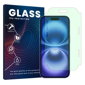 GLASS anti green Screen Protector Suitable for Apple iPhone 16 Mobile Phone