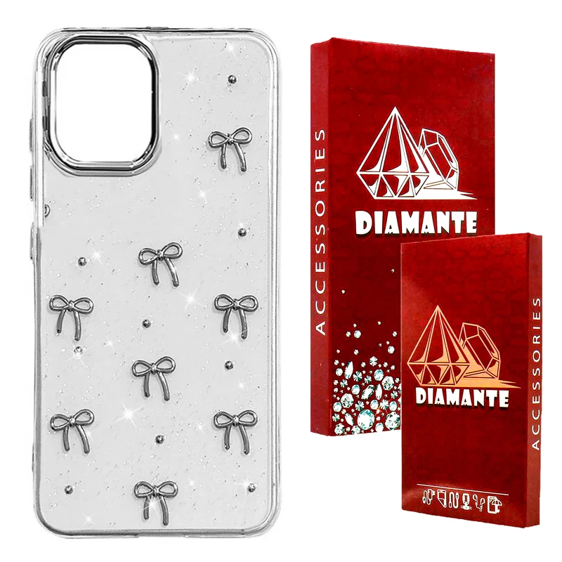  کاور دیامانته مدل Bowtie rd مناسب برای گوشی موبایل سامسونگ Galaxy F12