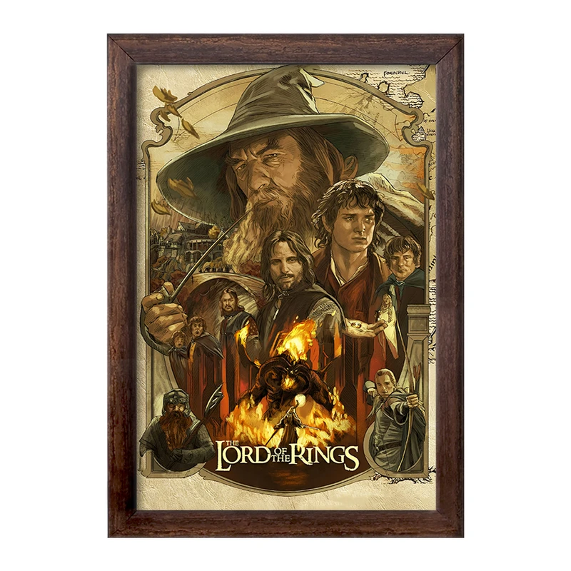 تابلو خندالو طرح ارباب حلقه ها (Lord of the Rings) کد F5062