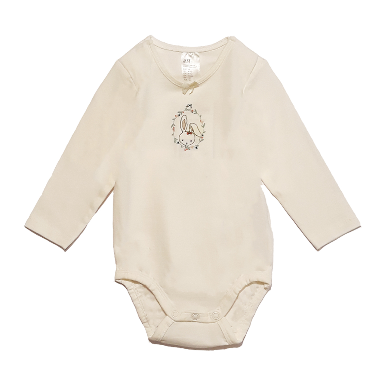 بادی استین بلند نوزادی اچ اند ام مدل 22